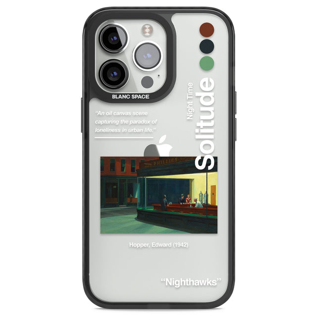 Nighthawks Black Impact Phone Case for iPhone 13 Pro, iPhone 14 Pro, iPhone 15 Pro