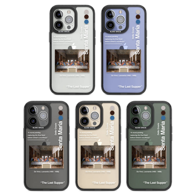 The Last Supper Black Impact Phone Case for iPhone 13 Pro, iPhone 14 Pro, iPhone 15 Pro