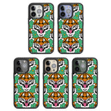 Fierce Jungle Tigers (Green) Black Impact Phone Case for iPhone 13 Pro, iPhone 14 Pro, iPhone 15 Pro