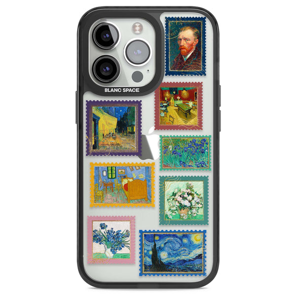 Coloured Vintage Art Stamps
