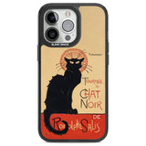 Tournee du Chat Noir Poster Black Impact Phone Case for iPhone 13 Pro, iPhone 14 Pro, iPhone 15 Pro