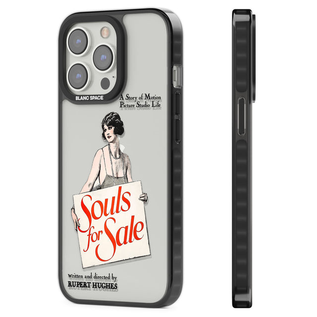 Souls for Sale Poster Black Impact Phone Case for iPhone 13 Pro, iPhone 14 Pro, iPhone 15 Pro