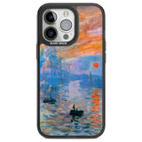 Sunset Harbor Black Impact Phone Case for iPhone 13 Pro, iPhone 14 Pro, iPhone 15 Pro