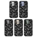 Black Bandana Black Impact Phone Case for iPhone 13 Pro, iPhone 14 Pro, iPhone 15 Pro