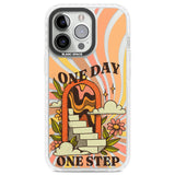 One Day One Step Clear Impact Phone Case for iPhone 13 Pro, iPhone 14 Pro, iPhone 15 Pro