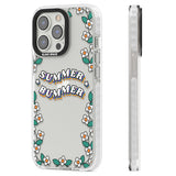 Summer Bummer Clear Impact Phone Case for iPhone 13 Pro, iPhone 14 Pro, iPhone 15 Pro