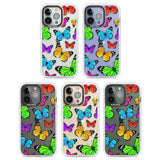 Vibrant Butterflies Clear Impact Phone Case for iPhone 13 Pro, iPhone 14 Pro, iPhone 15 Pro