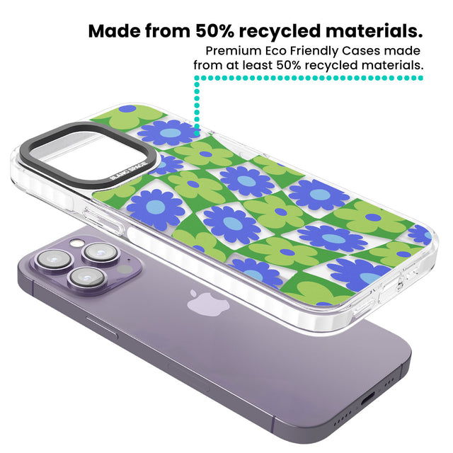 Garden Party Clear Impact Phone Case for iPhone 13 Pro, iPhone 14 Pro, iPhone 15 Pro