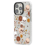 Halloween Skulls and FlowersPhone Case for iPhone 14 Pro