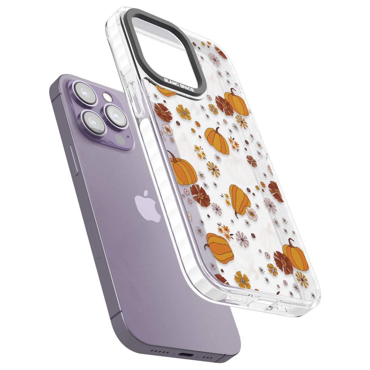 Halloween Skulls and FlowersPhone Case for iPhone 14 Pro