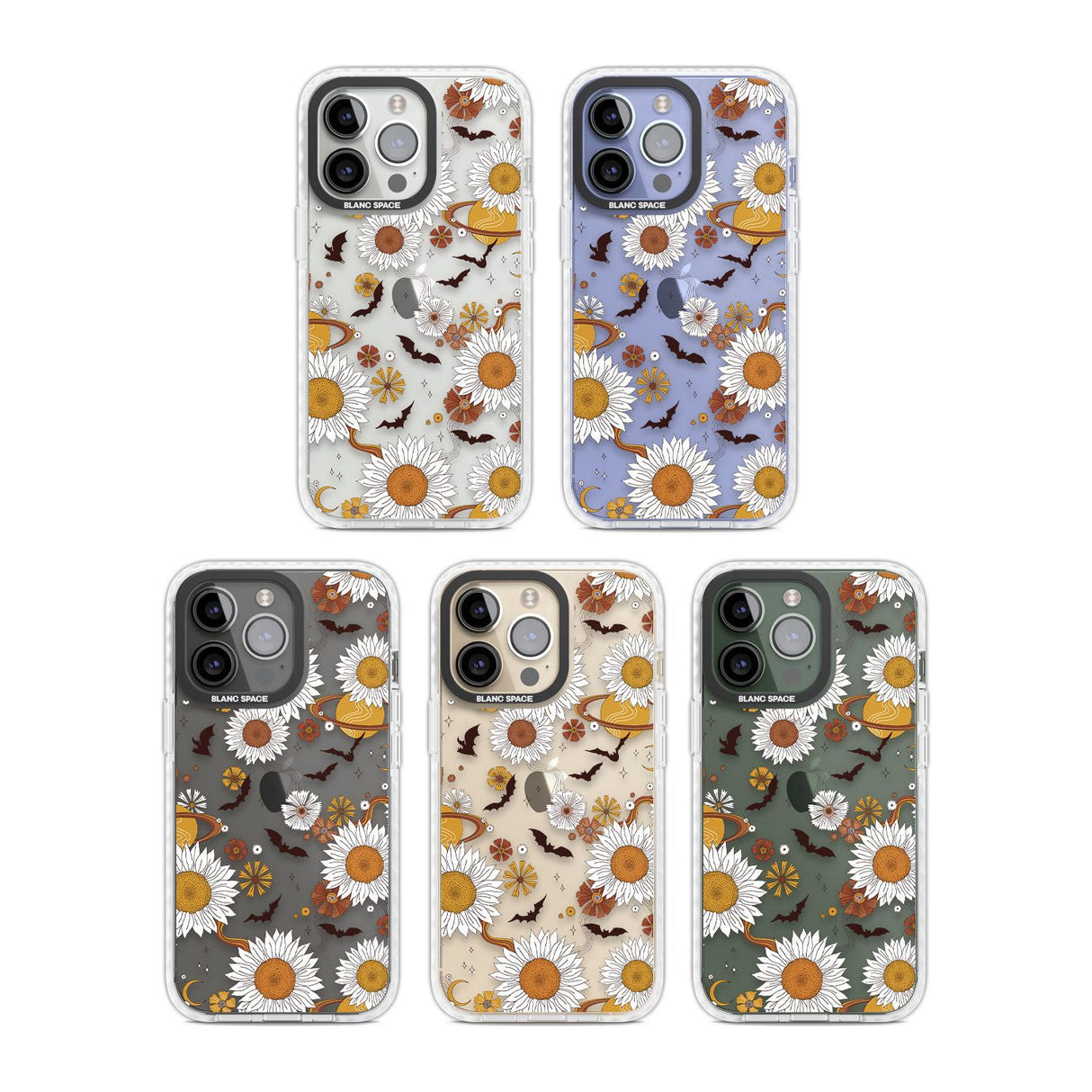 Halloween Skulls and FlowersPhone Case for iPhone 14 Pro