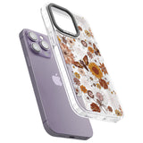 Halloween Skulls and FlowersPhone Case for iPhone 14 Pro