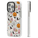 Spooky Mix Clear Impact Phone Case for iPhone 13 Pro, iPhone 14 Pro, iPhone 15 Pro