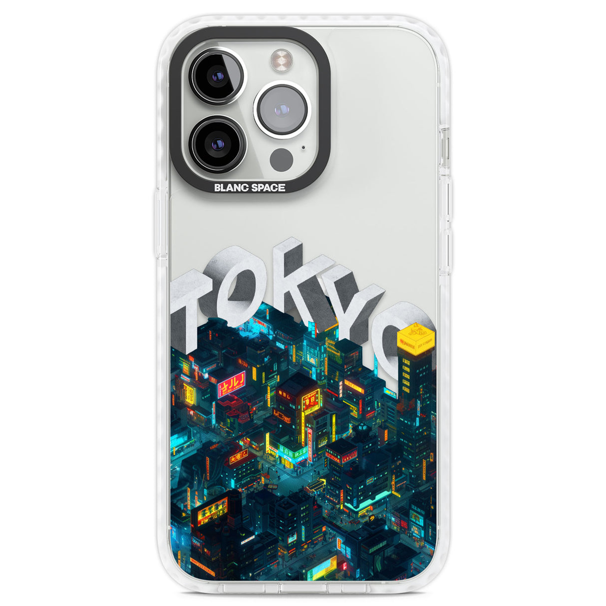 Tokyo Clear Impact Phone Case for iPhone 13 Pro, iPhone 14 Pro, iPhone 15 Pro