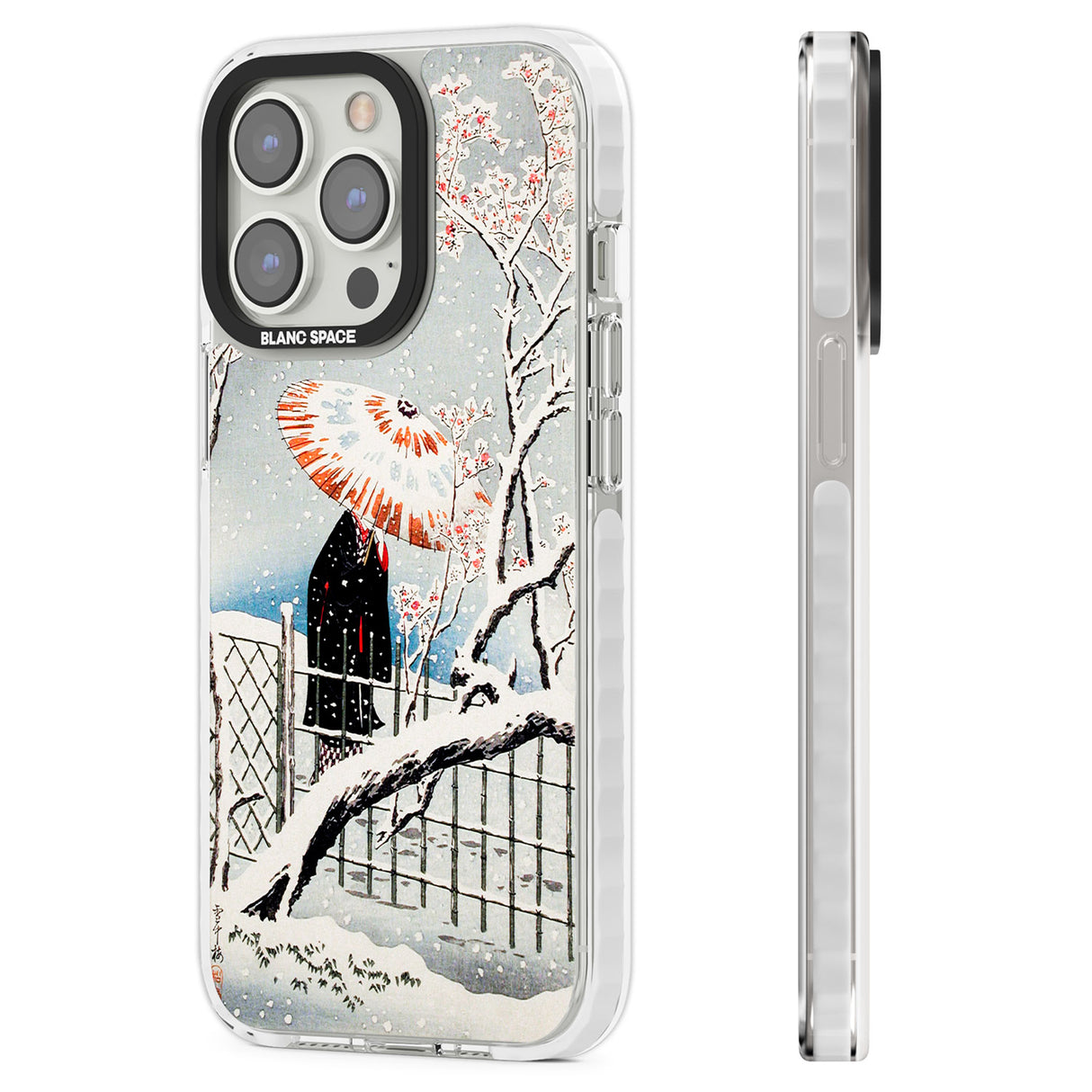 Plum Tree in Snow by Hiroaki Takahashi Clear Impact Phone Case for iPhone 13 Pro, iPhone 14 Pro, iPhone 15 Pro