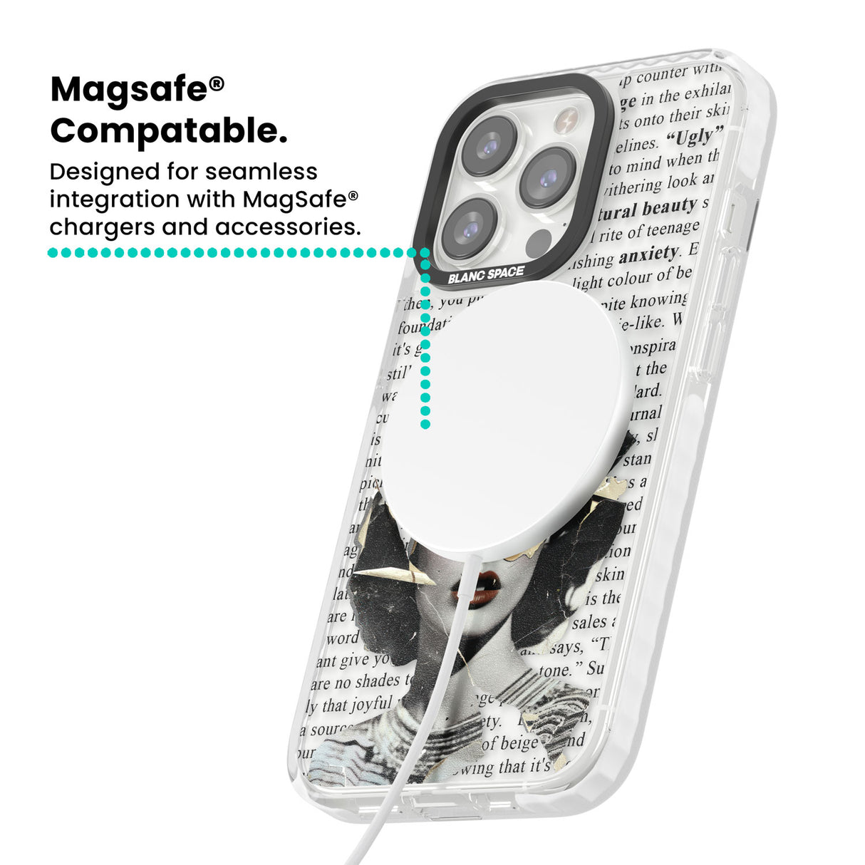 Beauty is Within Magsafe Impact Phone Case for iPhone 13 Pro, iPhone 14 Pro, iPhone 15 Pro