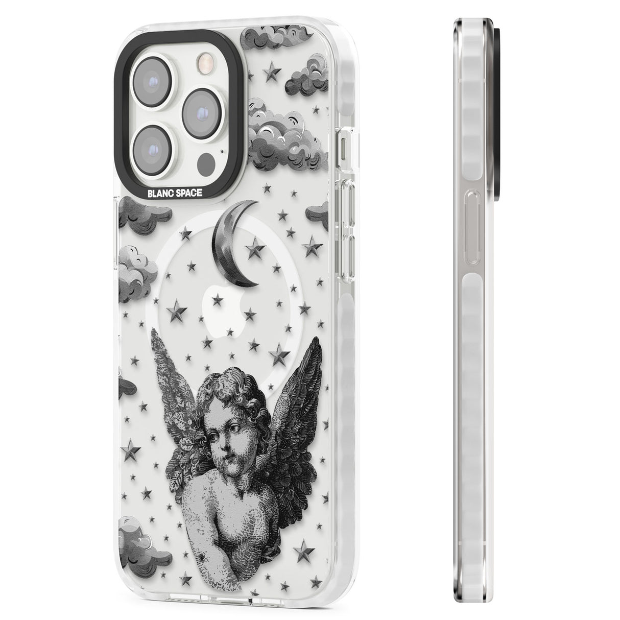 Celestial Cherub Magsafe Impact Phone Case for iPhone 13 Pro, iPhone 14 Pro, iPhone 15 Pro