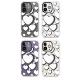 Hand-Drawn Hearts Magsafe Impact Phone Case for iPhone 13 Pro, iPhone 14 Pro, iPhone 15 Pro