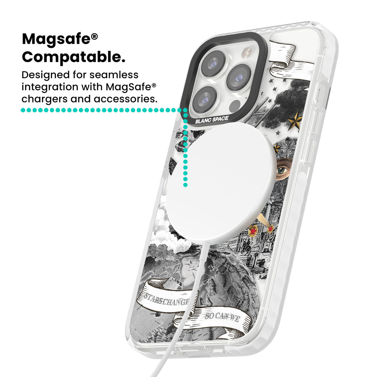 Stars Change, So Can We Magsafe Impact Phone Case for iPhone 13 Pro, iPhone 14 Pro, iPhone 15 Pro