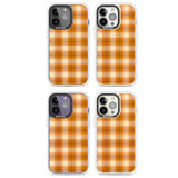 Pumpkin Plaid Magsafe Impact Phone Case for iPhone 13 Pro, iPhone 14 Pro, iPhone 15 Pro