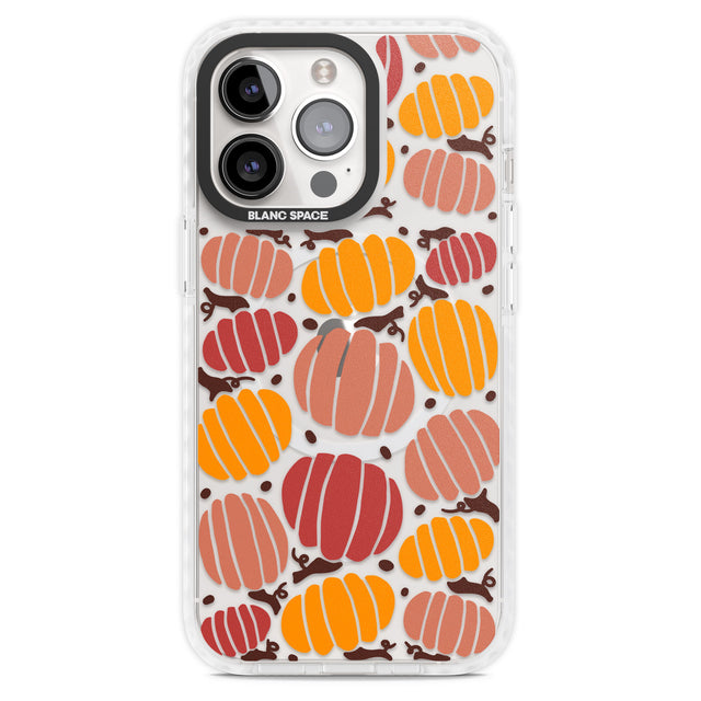 Autumn Pumpkin Patch Magsafe Impact Phone Case for iPhone 13 Pro, iPhone 14 Pro, iPhone 15 Pro