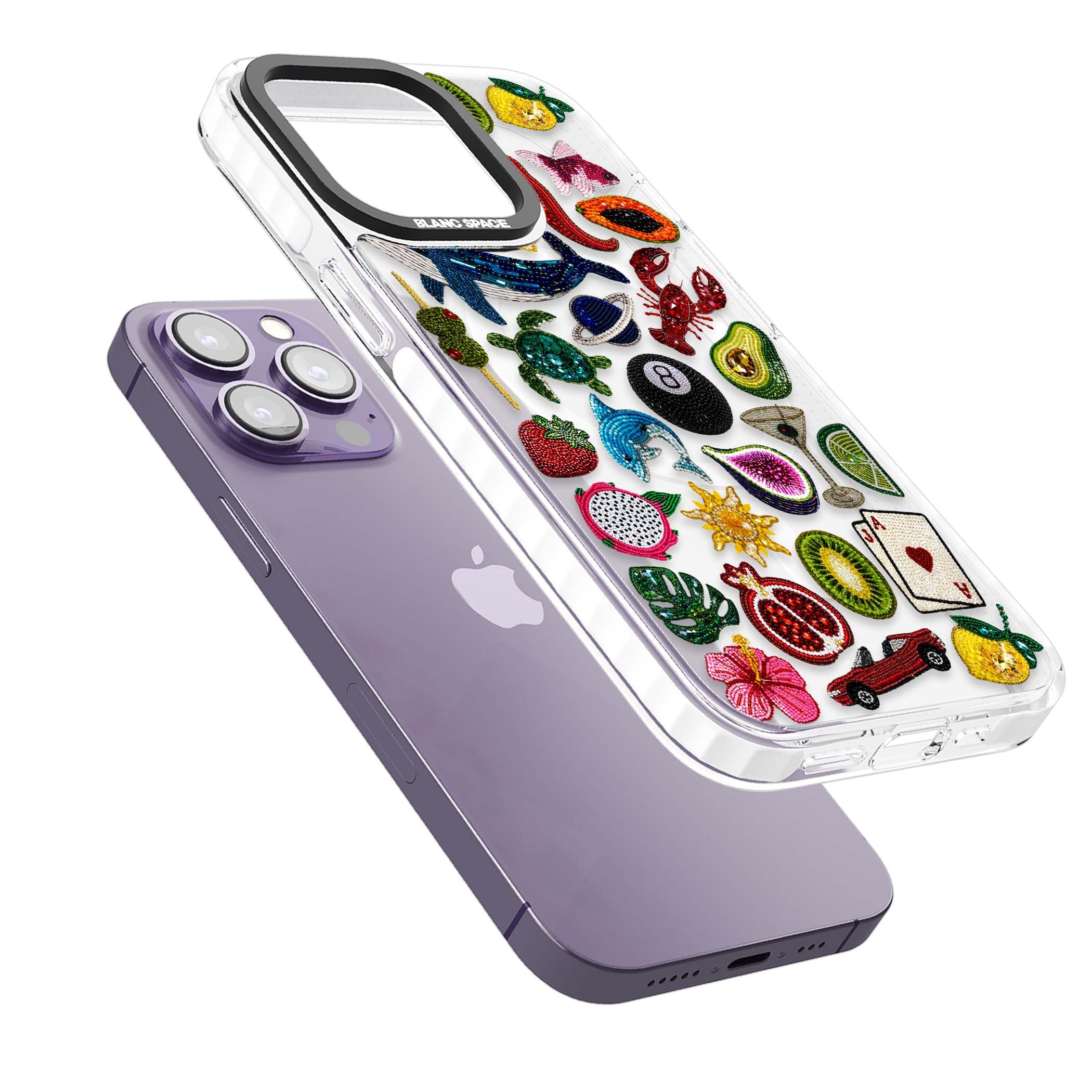 Beaded Mix cute iPhone case | Impact Magsafe case for iPhone 13 Pro, iPhone 14 Pro, iPhone 15 Pro