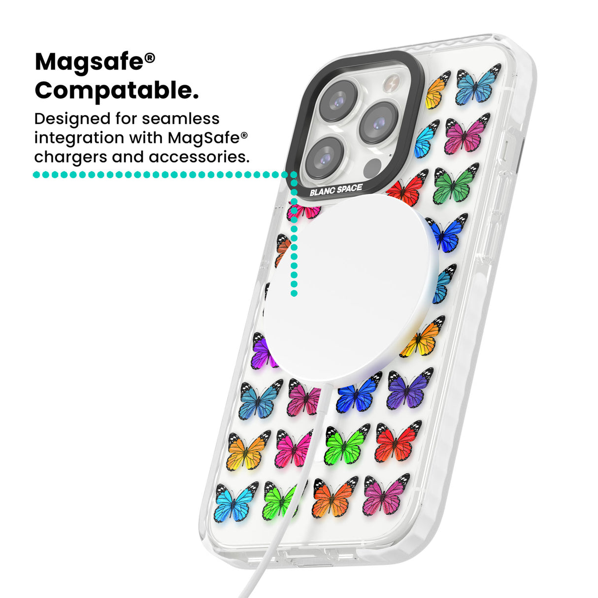  Magsafe Impact Phone Case for iPhone 13 Pro, iPhone 14 Pro, iPhone 15 Pro