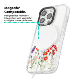 Personalised Spring Wildflowers Magsafe Impact Phone Case for iPhone 13 Pro, iPhone 14 Pro, iPhone 15 Pro