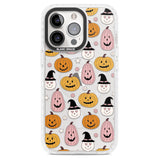 Witches and Pumpkins Pattern Magsafe Impact Phone Case for iPhone 13 Pro, iPhone 14 Pro, iPhone 15 Pro