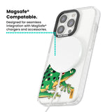 Matsumoto Hoji Frog Green Magsafe Impact Phone Case for iPhone 13 Pro, iPhone 14 Pro, iPhone 15 Pro