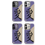 Vintage Japanese Kanji - Love Magsafe Impact Phone Case for iPhone 13 Pro, iPhone 14 Pro, iPhone 15 Pro