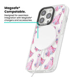 Pink Ghosts Magsafe Impact Phone Case for iPhone 13 Pro, iPhone 14 Pro, iPhone 15 Pro