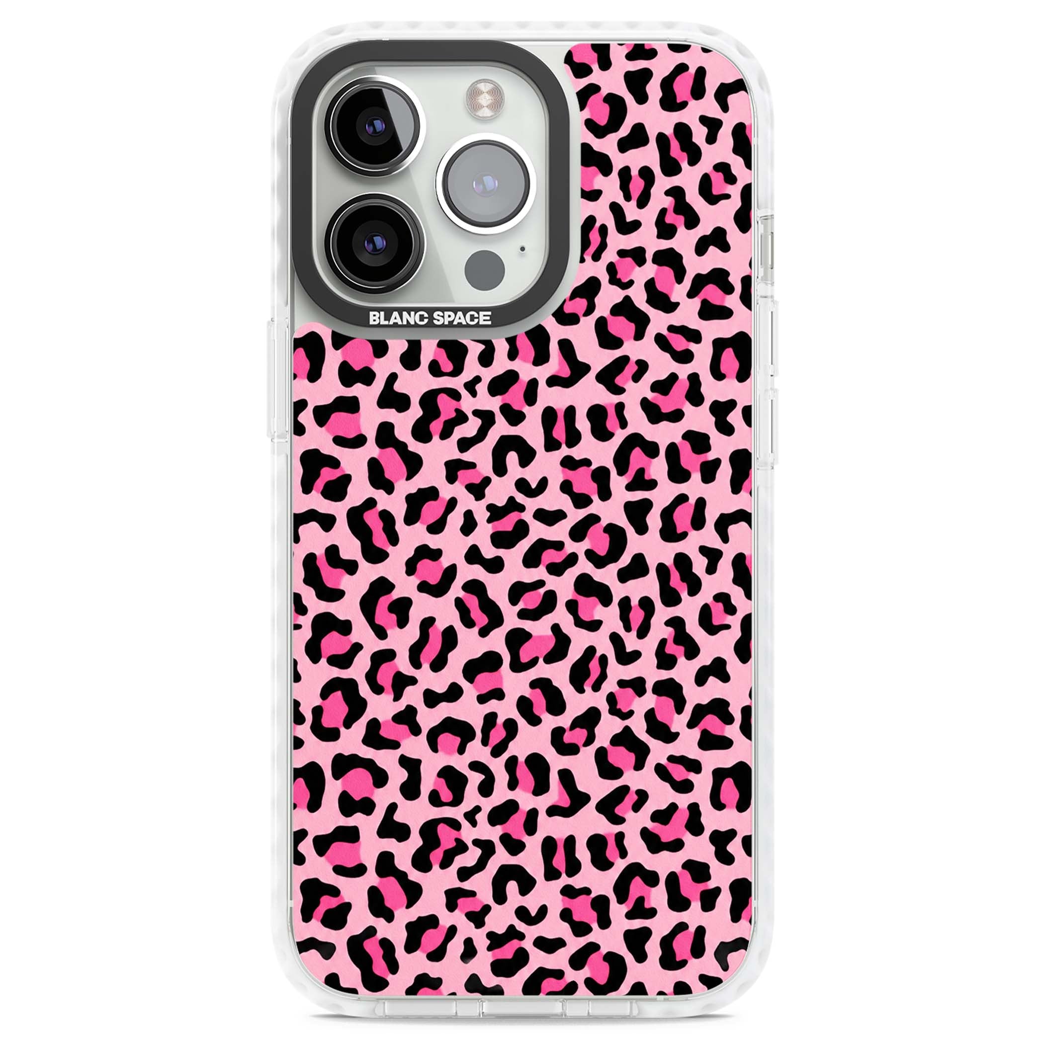 Pink Leopard baddie iPhone case | Impact Magsafe case for iPhone 13 Pro, iPhone 14 Pro, iPhone 15 Pro