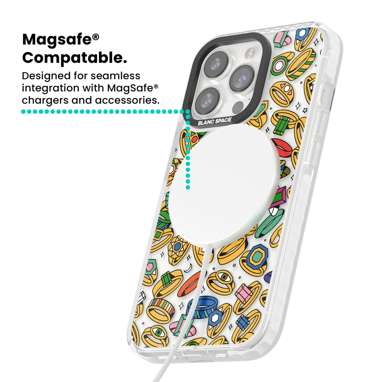  Magsafe Impact Phone Case for iPhone 13 Pro, iPhone 14 Pro, iPhone 15 Pro