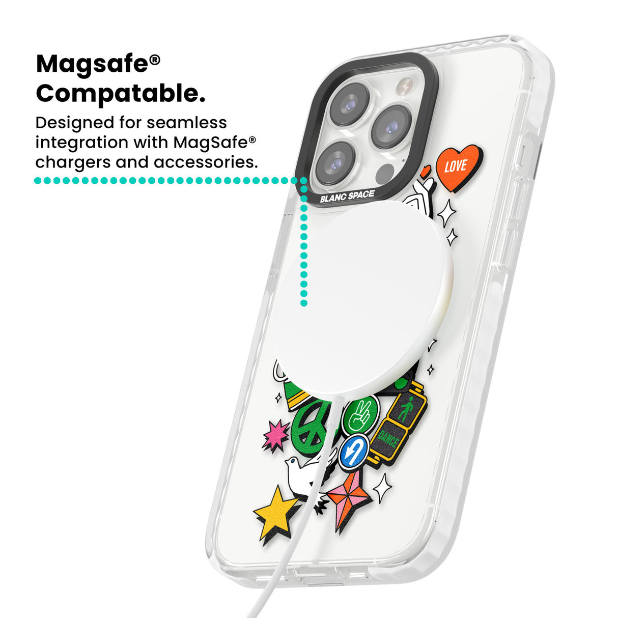  Magsafe Impact Phone Case for iPhone 13 Pro, iPhone 14 Pro, iPhone 15 Pro