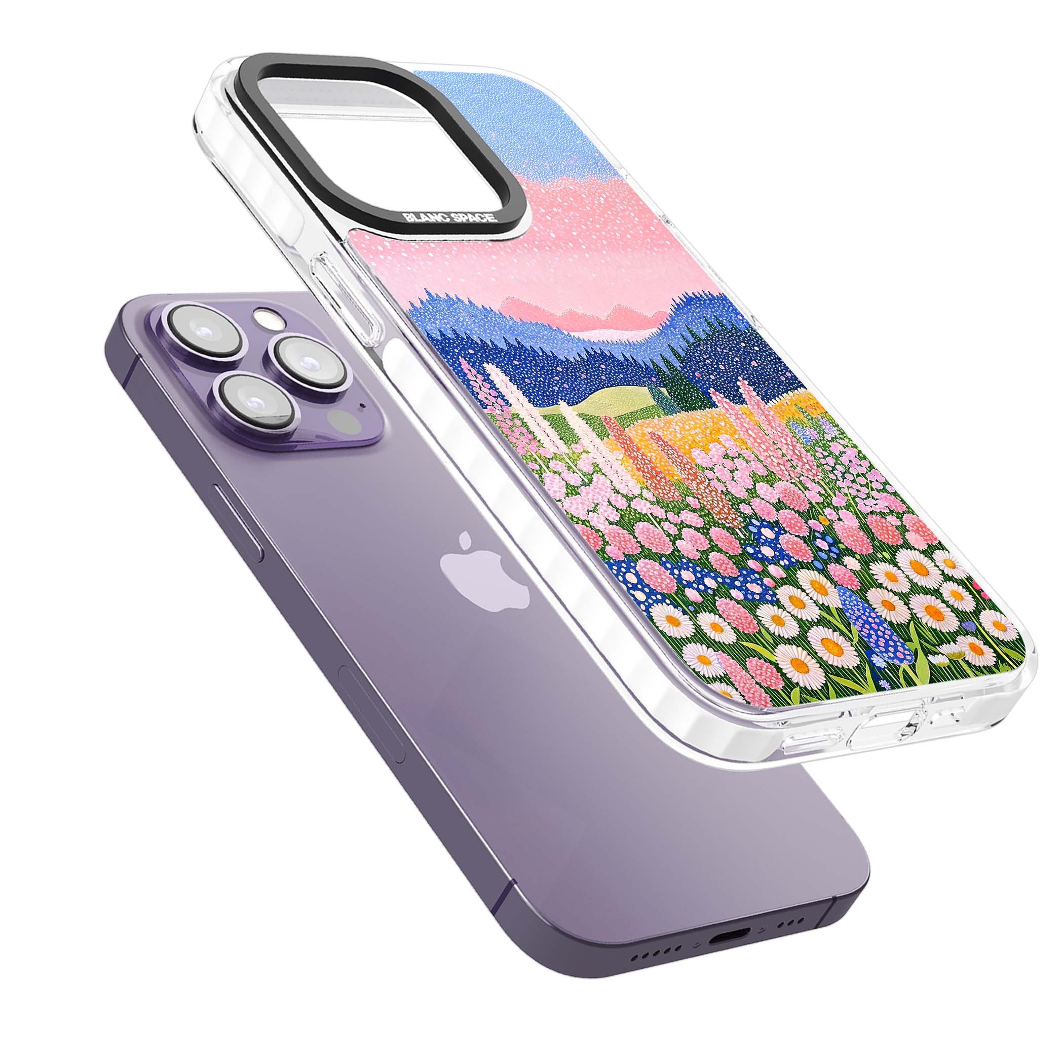 Valley Horizon cottagecore iPhone case | Impact Magsafe case for iPhone 13 Pro, iPhone 14 Pro, iPhone 15 Pro