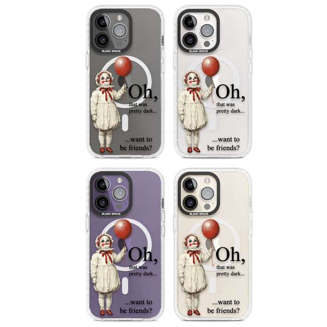 Want to be Friends? Magsafe Impact Phone Case for iPhone 13 Pro, iPhone 14 Pro, iPhone 15 Pro