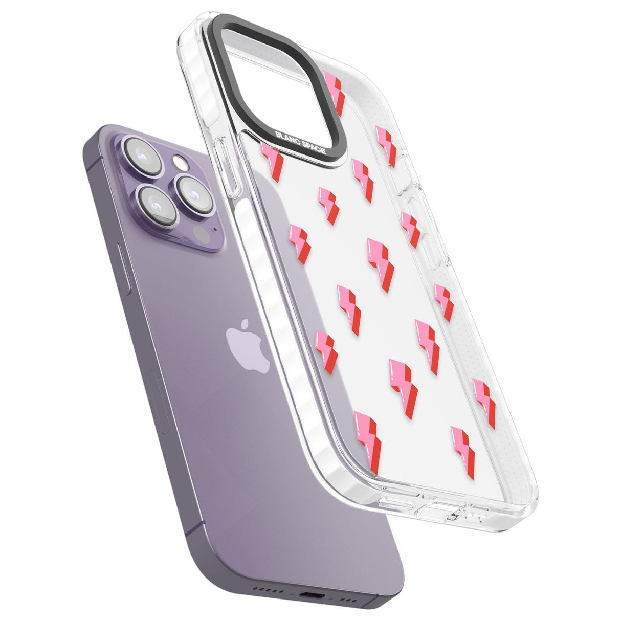 Pink Bolt PatternPhone Case for iPhone 14 Pro