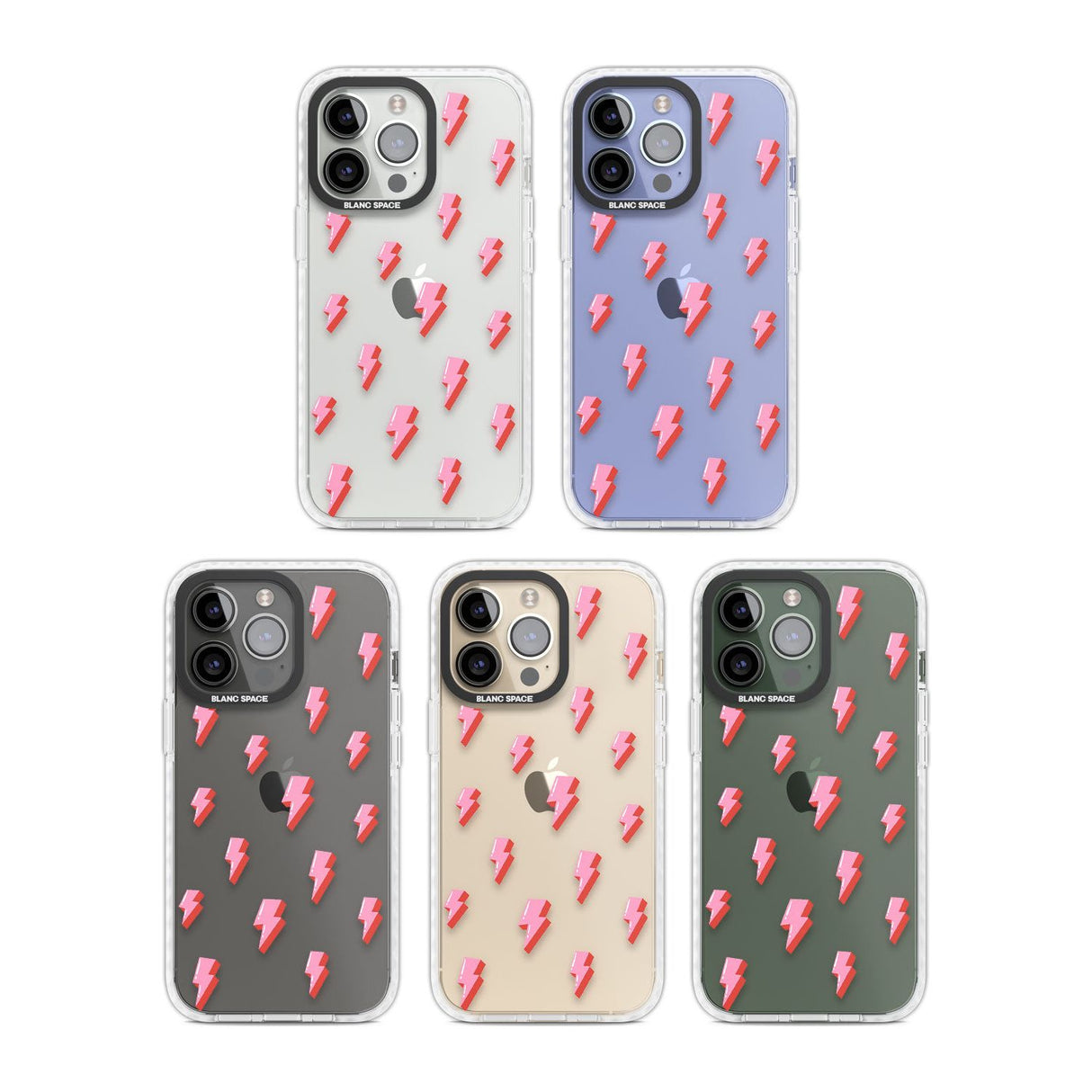 Pink Bolt PatternPhone Case for iPhone 14 Pro