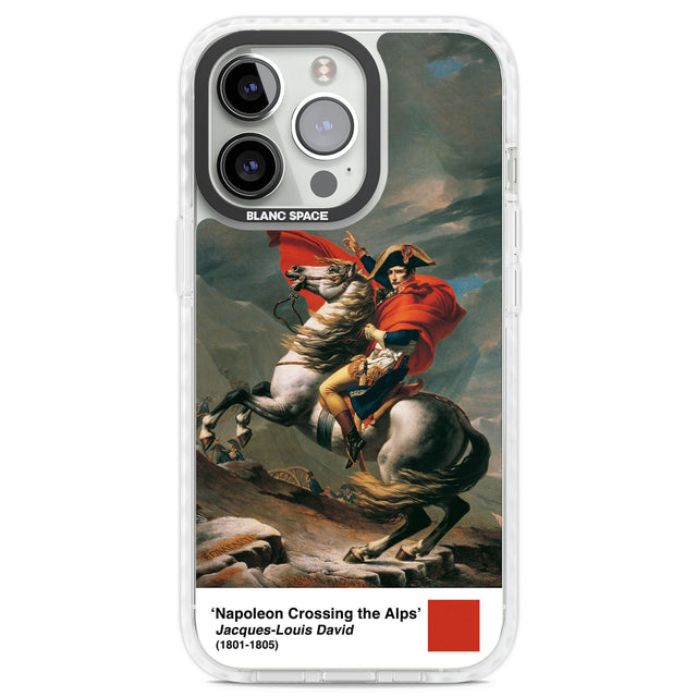 Napoleon Crossing the Alps Clear Impact Phone Case for iPhone 13 Pro, iPhone 14 Pro, iPhone 15 Pro