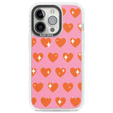 Sweet Hearts (Sunset) Clear Impact Phone Case for iPhone 13 Pro, iPhone 14 Pro, iPhone 15 Pro