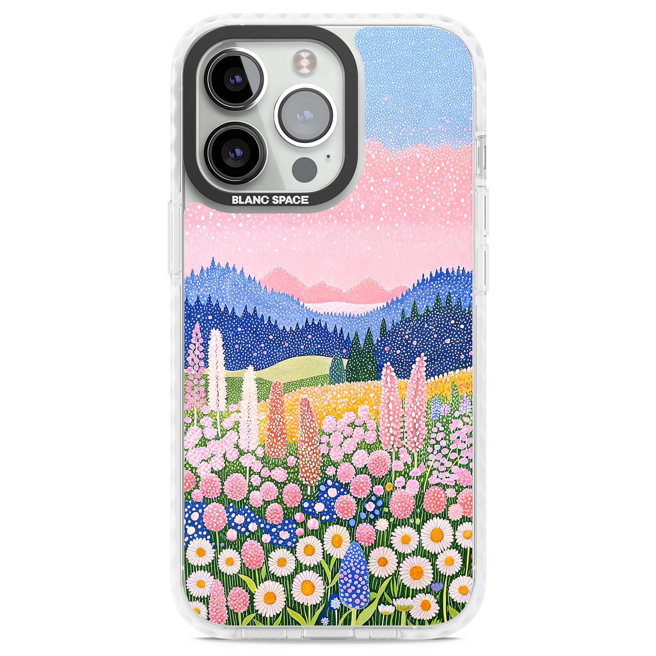 Valley Horizon cottagecore iPhone case | Clear Impact case for iPhone 13 Pro, iPhone 14 Pro, iPhone 15 Pro