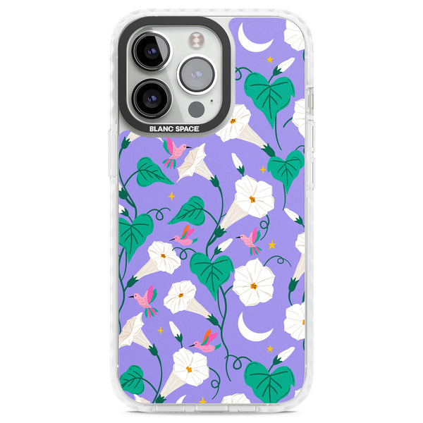 White Tulips on Purple