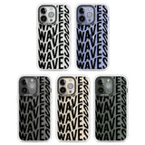 WAVES Clear Impact Phone Case for iPhone 13 Pro, iPhone 14 Pro, iPhone 15 Pro