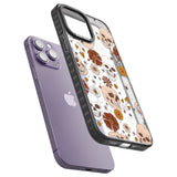 Halloween Skulls and FlowersPhone Case for iPhone 14 Pro Max