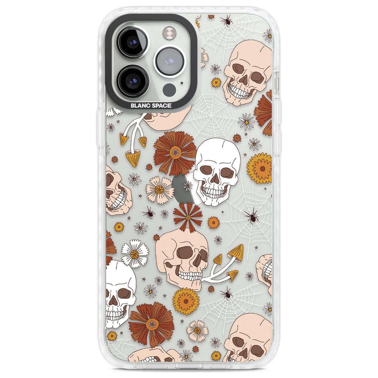 Halloween Skulls and FlowersPhone Case for iPhone 14 Pro Max