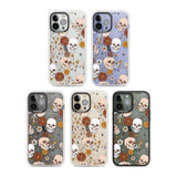 Halloween Skulls and FlowersPhone Case for iPhone 14 Pro Max