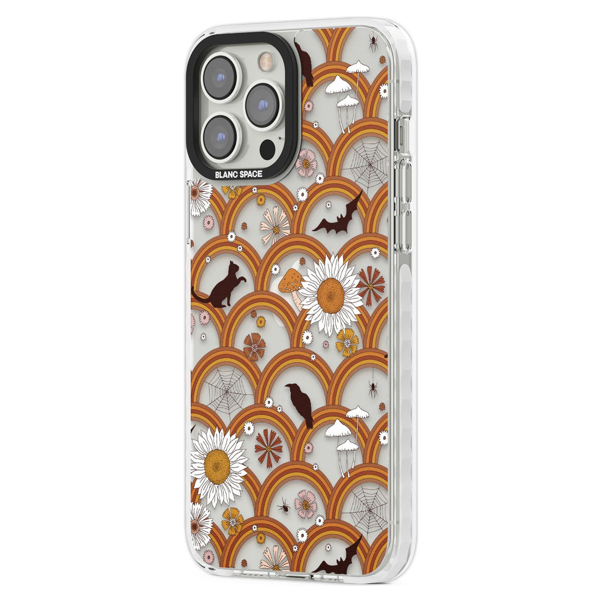 Halloween Skulls and FlowersPhone Case for iPhone 14 Pro Max