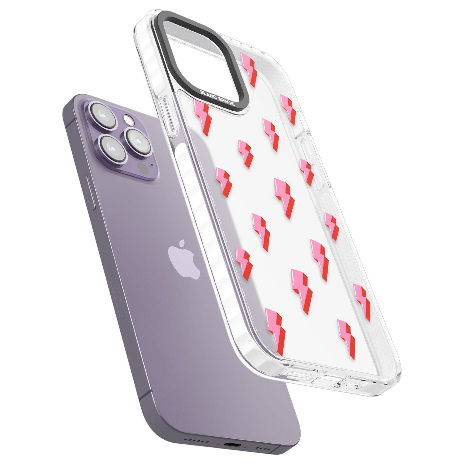Pink Bolt PatternPhone Case for iPhone 14 Pro Max