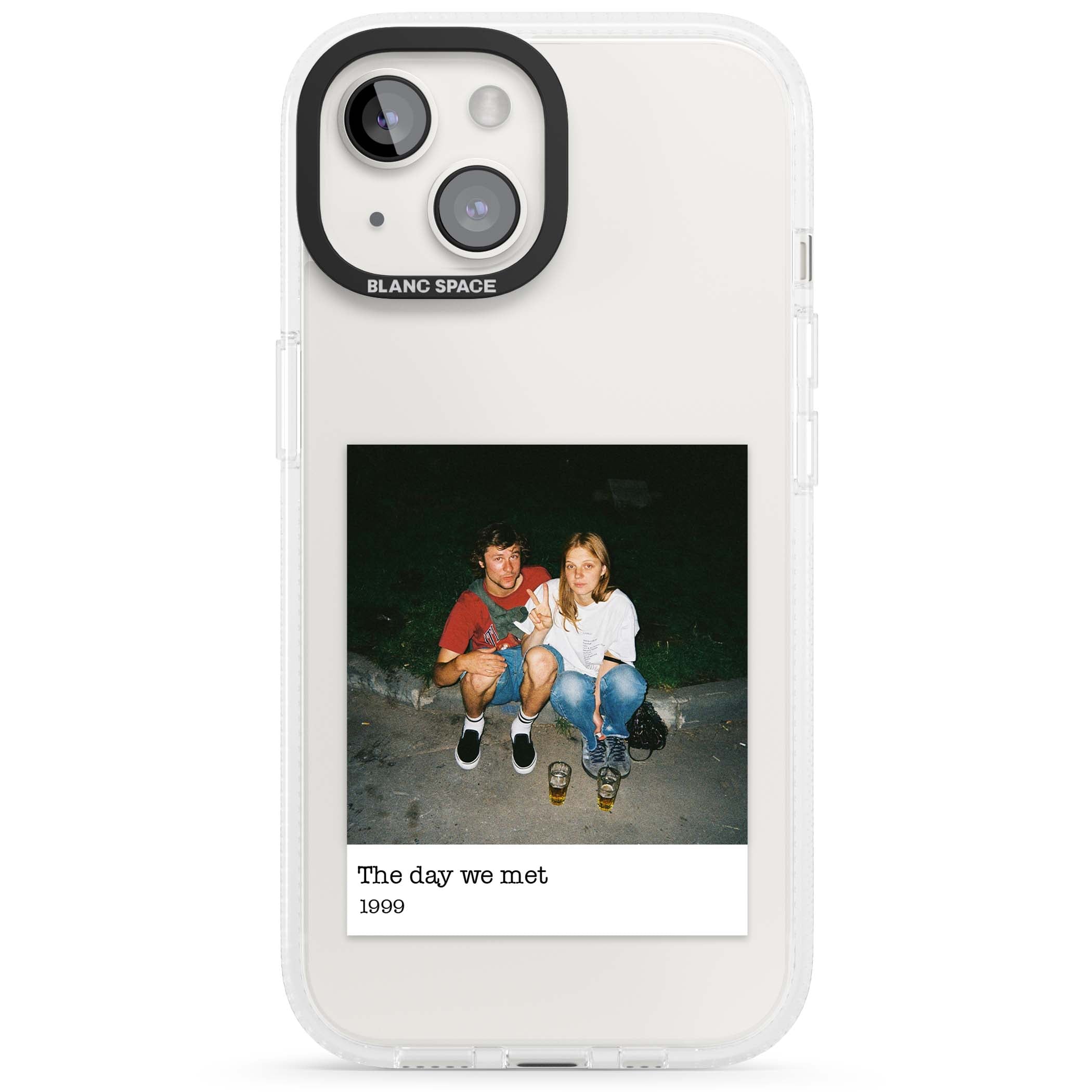 Photo Memory minimal iPhone case | Clear Case Impact Air case for iPhone 15, iPhone 15 Plus